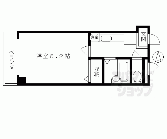 【ビレイユ眞英四条柳馬場】間取