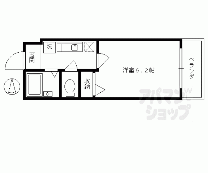 【ビレイユ眞英四条柳馬場】間取