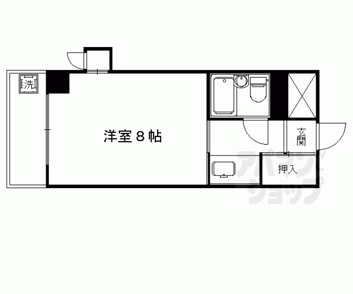【シティハイツ三条】間取