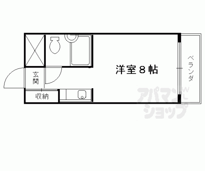 【シティハイツ三条】間取