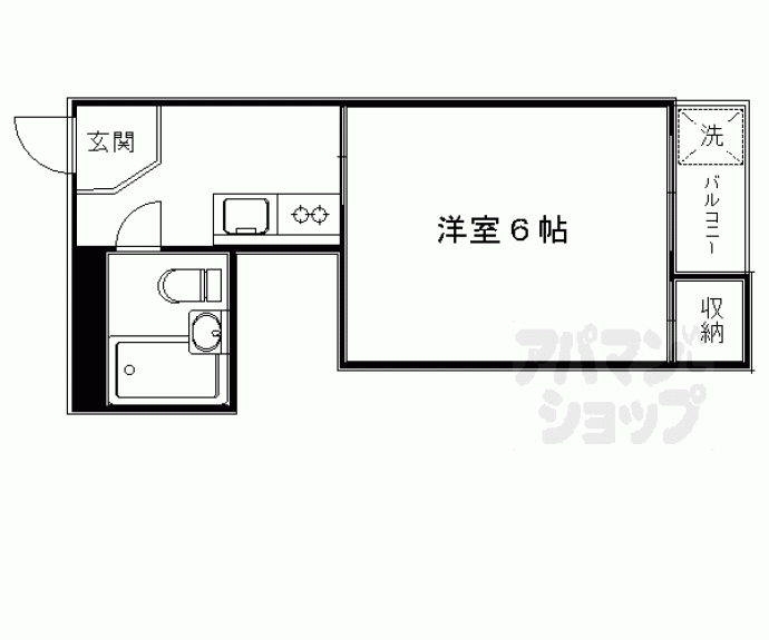 【下立売通大宮東入ル橋西二町目マンション】間取