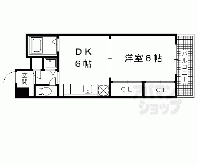 【レジデンスオークラ】間取