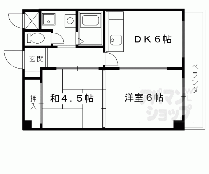 【レジデンスオークラ】間取