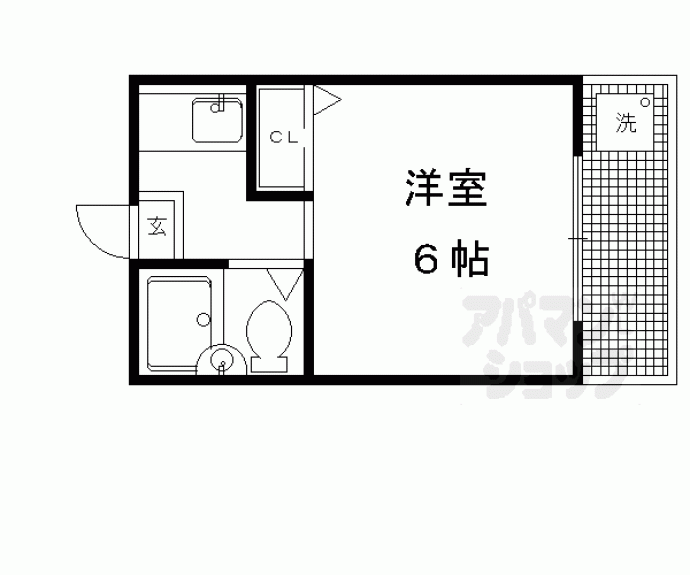 【二軒茶屋マンション】間取