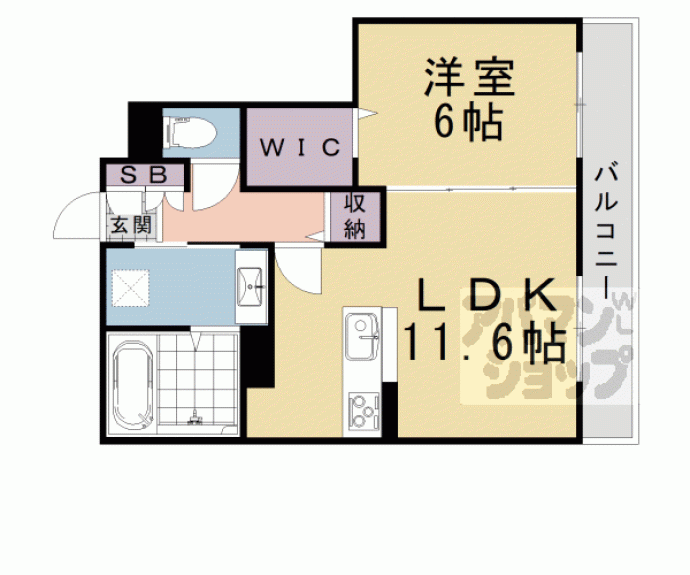 【アドミラブールＡ・Ｂ棟】間取