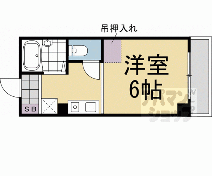 【サーシャ西陣】間取