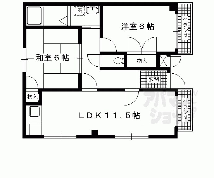 【ハイツ東叡】間取