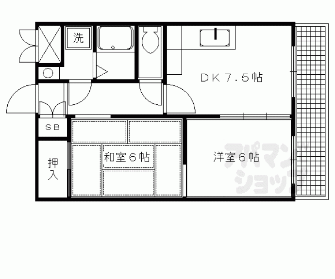 【AFICION堀川】間取