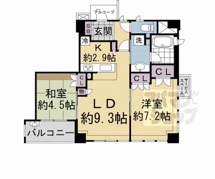 【パークホームズ今出川】間取