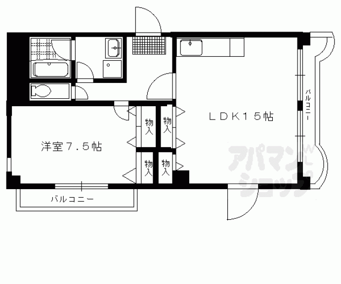 【サンフローラ下鴨東】間取