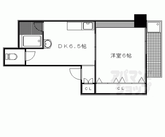 【コーポラス北野】間取