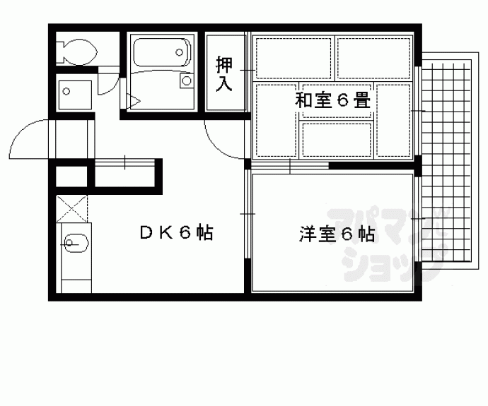 【シェリール宝ヶ池】間取