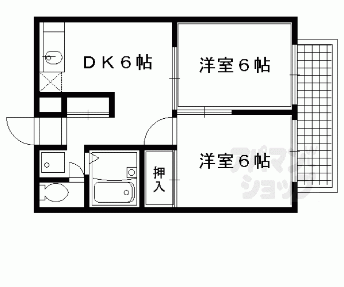 【シェリール宝ヶ池】間取