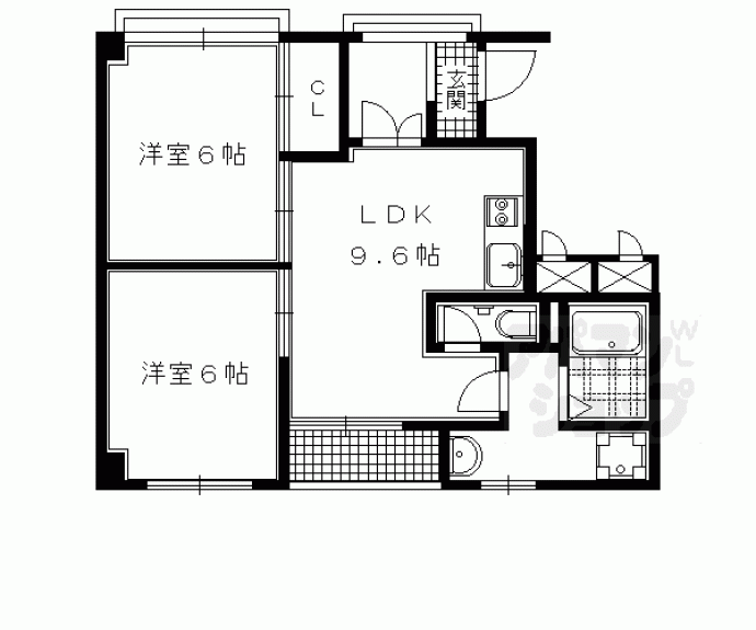 【ロイヤルハイツ白川】間取
