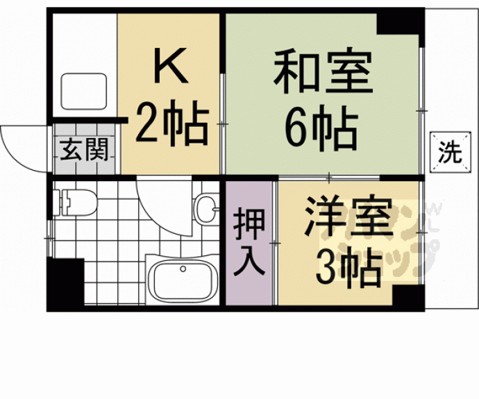 【福山マンション】間取