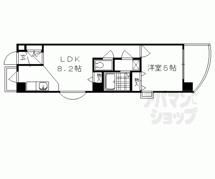 【ヴィラヤマカワ】間取