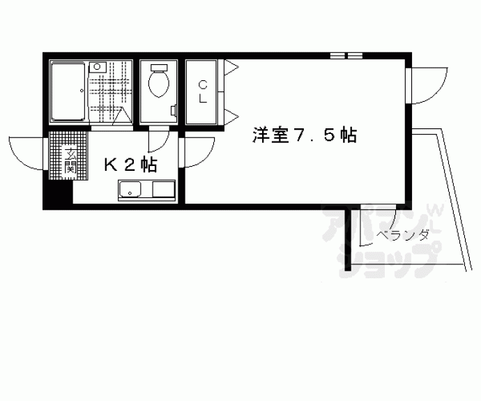 【ＭｅＷｅ下鴨】間取