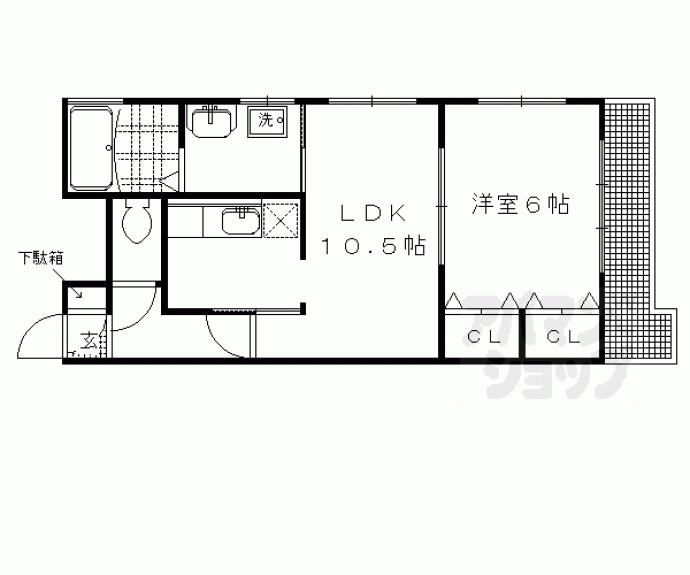 【リージェント三条】間取