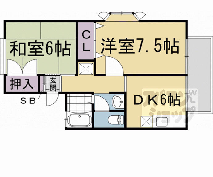 【セジュールカスガ】間取