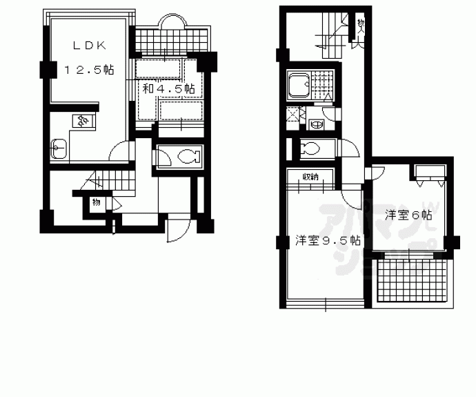 【レヴィア北白川】間取