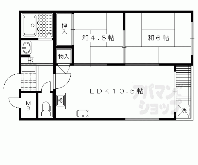 【グレース高野】間取