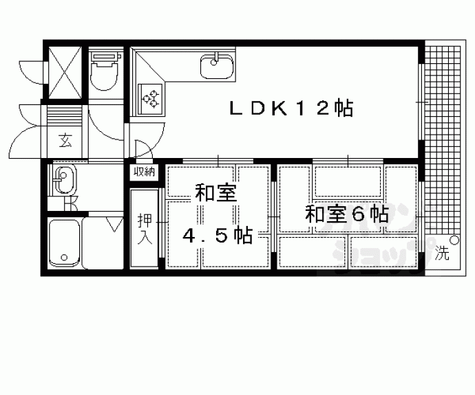 【グレース高野】間取