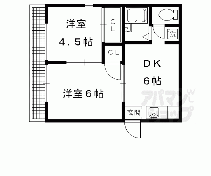 【あじさいハイツ】間取