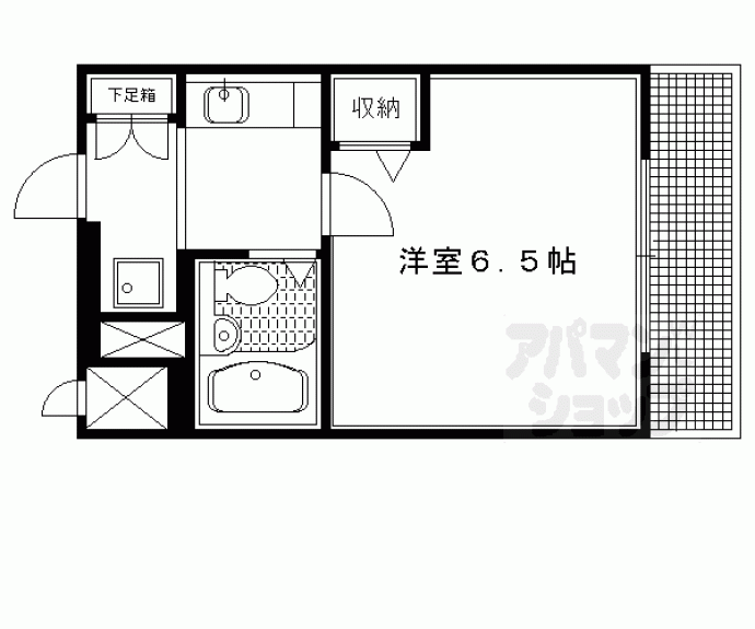 【ＤＥＴＯＭ－１西陣Ⅲ】間取