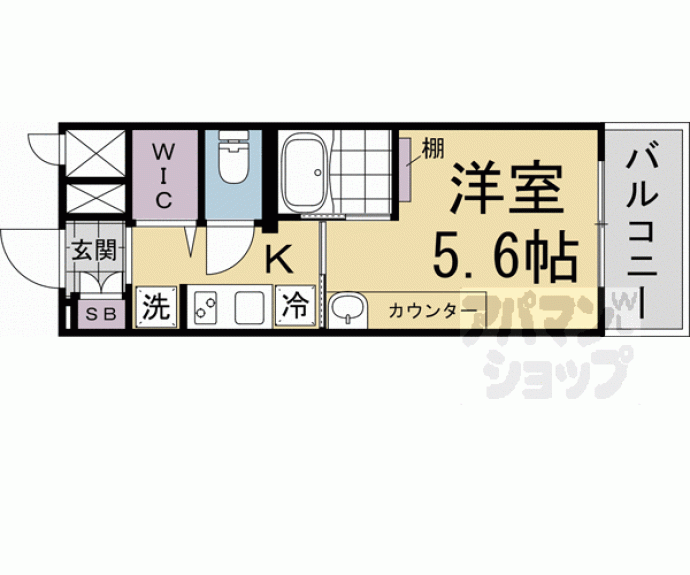 【ＤＥＴＯＭ－１西陣Ⅲ】間取