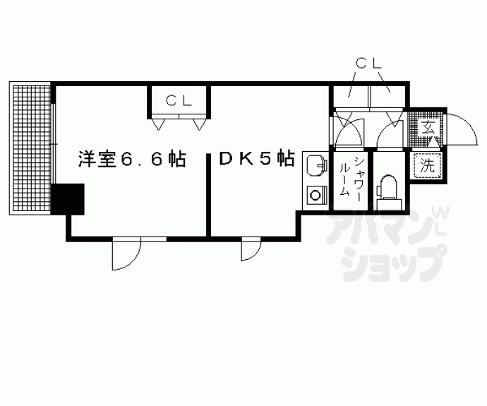 【DETOM-1銀閣寺道】間取