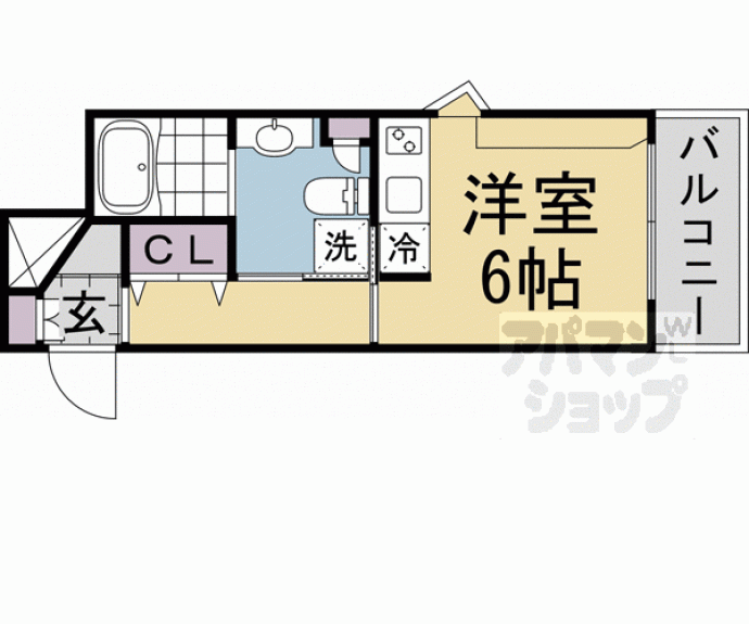 【デ・リード御所北】間取