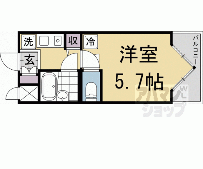 【デ・リード御所北】間取