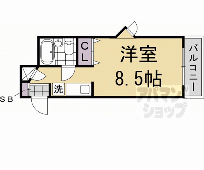 【デ・リード御所北】間取