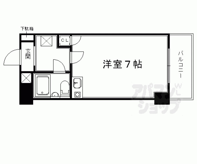 【ライオンズマンション京都西陣】間取