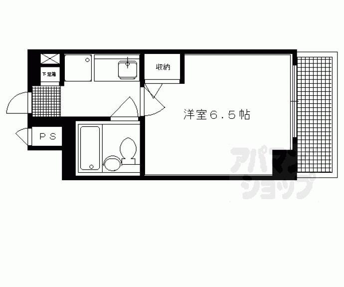 【ライオンズマンション西陣南】間取