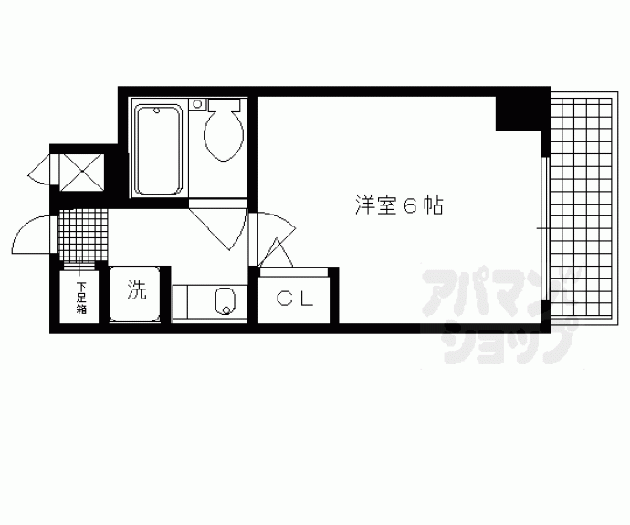 【ライオンズマンション西陣南】間取