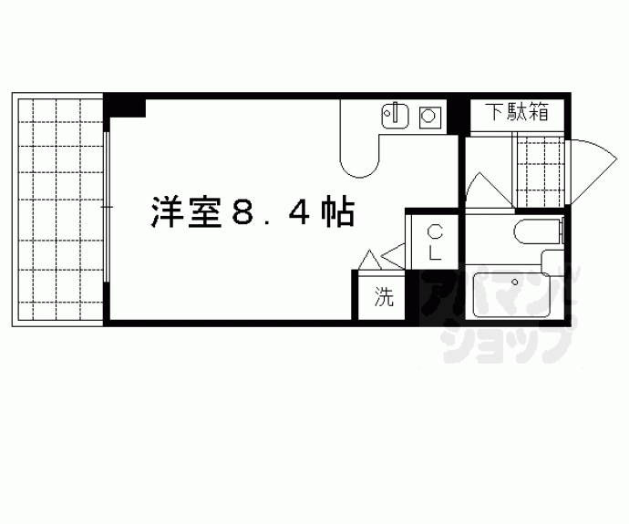 【ライオンズマンション京都東堀川】間取