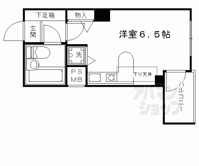 【ライオンズマンション京都東堀川】間取