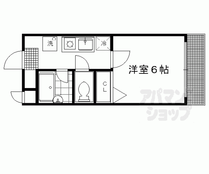 【ジュマール下鴨】間取