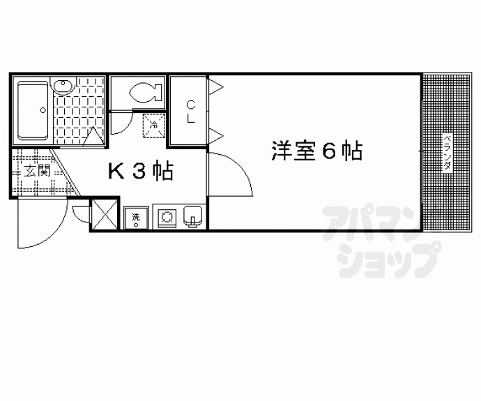 【ジュマール下鴨】間取