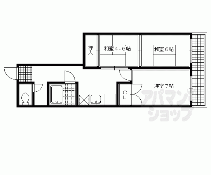 【アリエスハイツ】間取