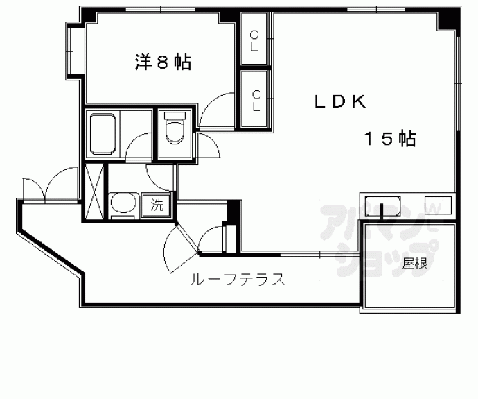 【ランブラス御所東】間取