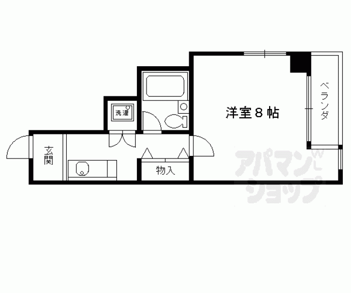 【ホーユウコンフォルト二条城前】間取