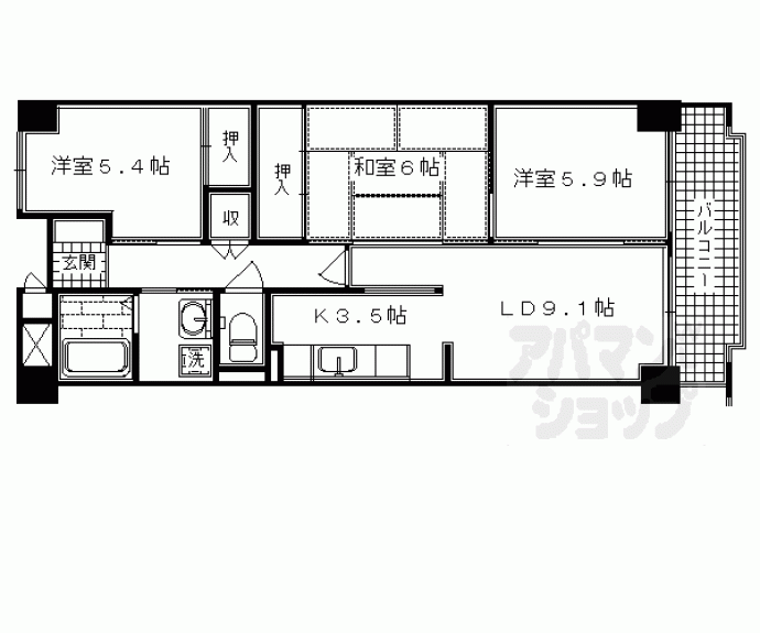 【アネックス】間取