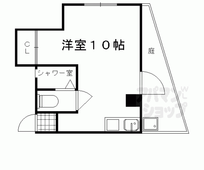 【サンハウス紫明】間取