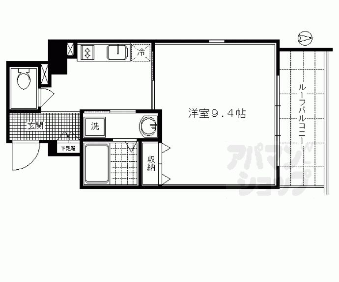 【エイペックス京都西陣】間取