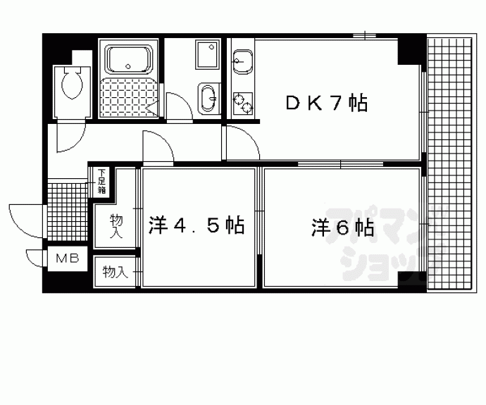 【パークサイド岡崎】間取