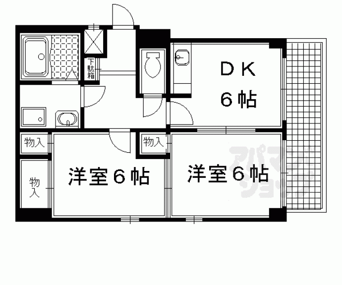 【パークサイド岡崎】間取