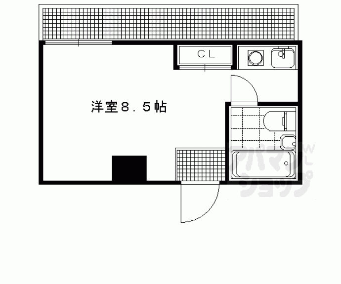 【パインフィールド北白川Ⅰ】間取