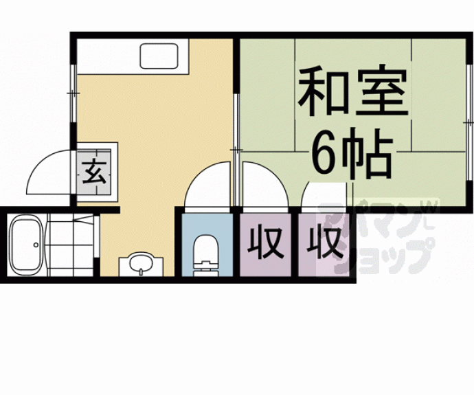 【ガーデンヴィラ岩倉】間取